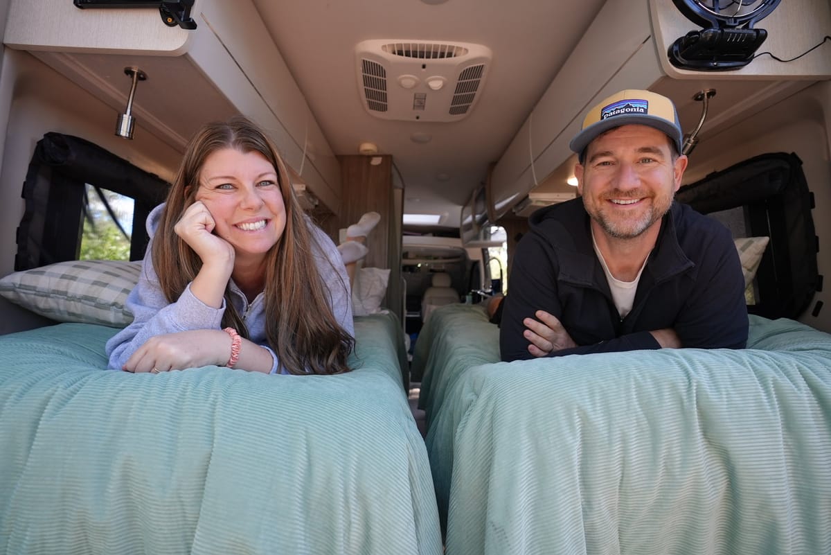 Van life gear review setup